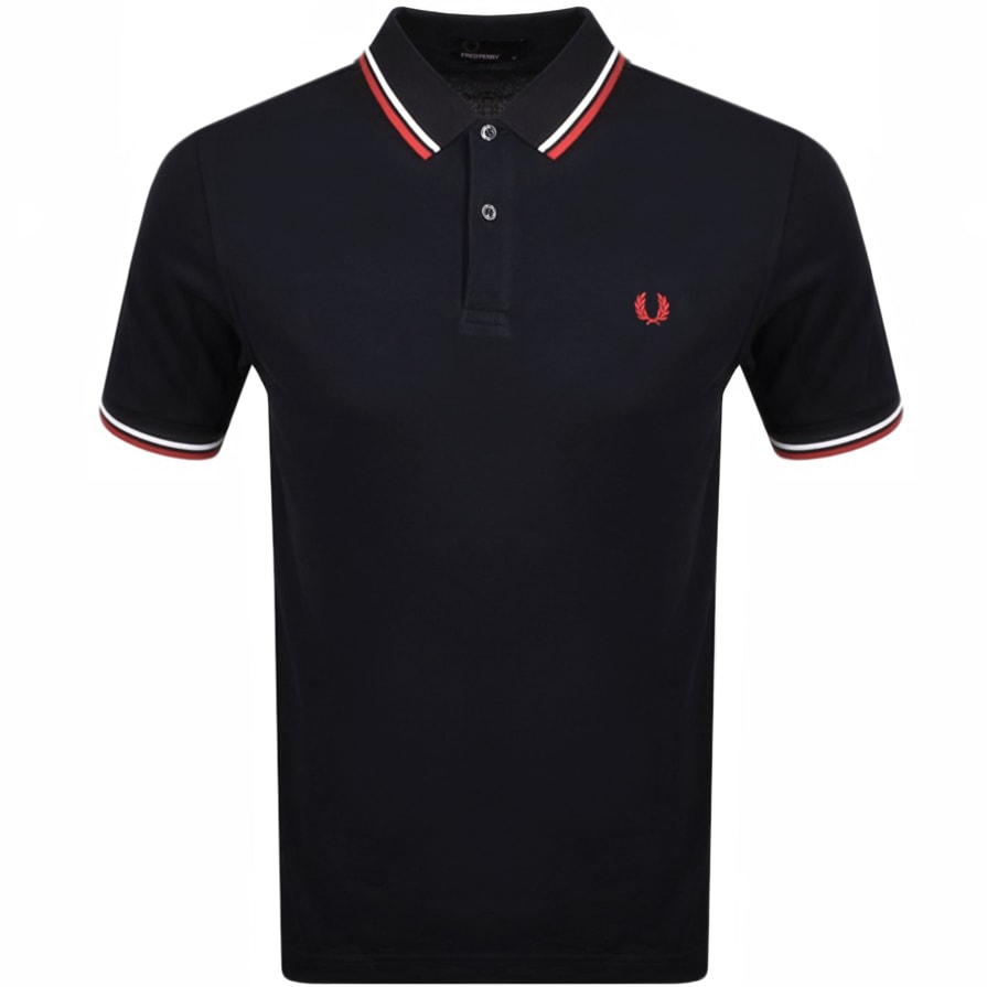 Alternative Image for ProductFred Perry Twin Tipped Polo T Shirt Navy1